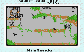 Donkey Kong Junior atari screenshot